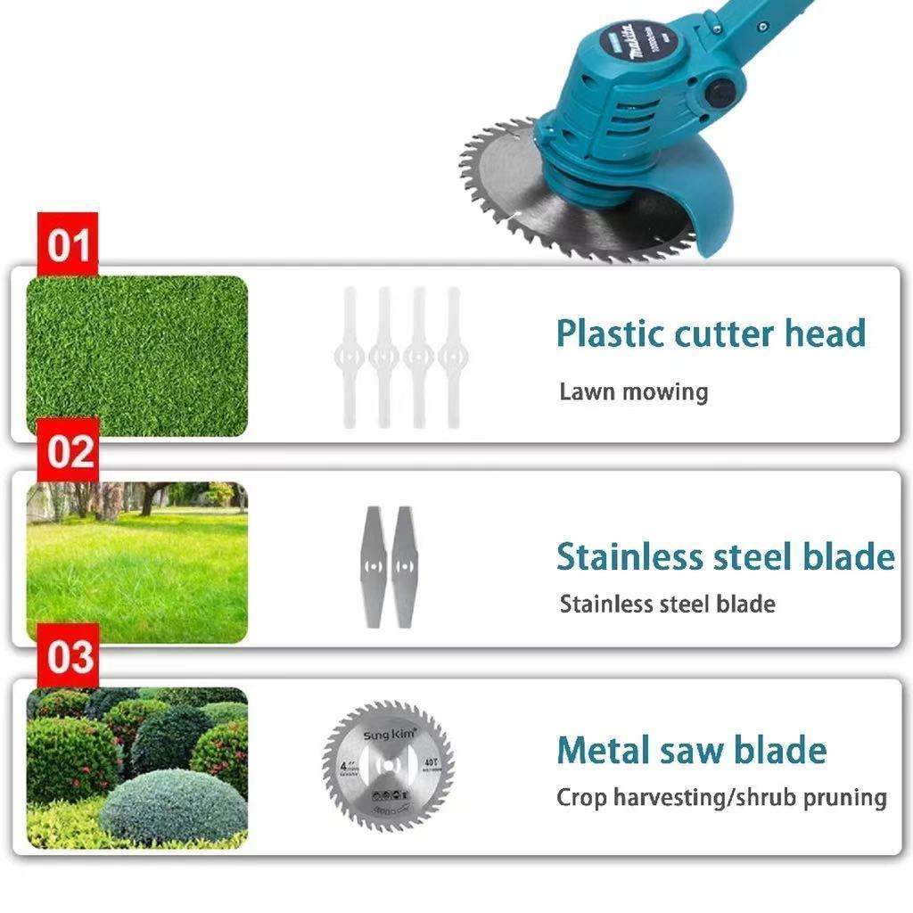 Máy cắt cỏ cầm tay 168V không dây, máy cắt cỏ điện, máy tỉa cỏ, máy cắt cỏ vườn sạc lại được, máy tỉa cành vườn cầm tay.