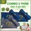 Combo 3 Thảm điện + gối điện ngải cứu Phúc An, giúp ngủ ngon giấc, quà tặng ý nghĩa