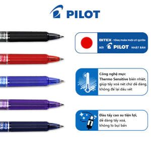 Hộp 12 Bút Xóa Được Pilot Frixion Ball (0.5mm) / Hộp 12 Ruột Bút Thay Thế - Hàng Chính Hãng Nhật Bản