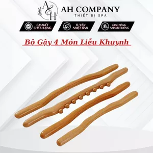 Bộ Gậy 4 Món Liễu Khuynh Thành Đả Thông Kinh Lạc Giảm Béo Massage Cổ Vai Gáy
