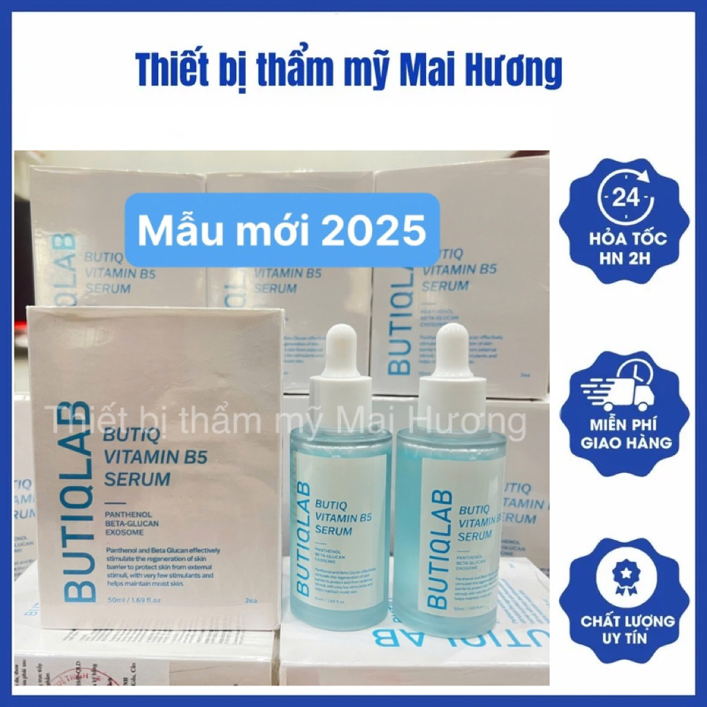 [MẪU MỚI 2025] Serum vitamin B5 Butiq Lab phục hồi da, cấp ẩm, căng ...