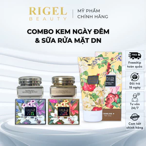 Cặp Kem Face Demejine Kem Ngày & Đêm Tặng Sữa Rửa Mặt Dn Plus 30ml