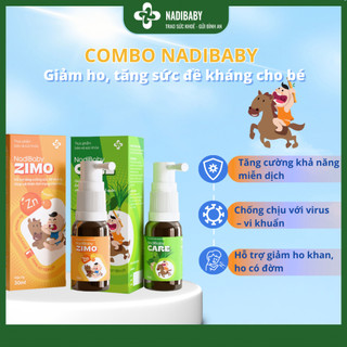 Siro Ho Nadibaby Care Dạng Xịt Cho Bé Giảm Ho Đờm, Viêm Đường Hô Hấp, Tăng Sức Đề Kháng- Lọ 15Ml