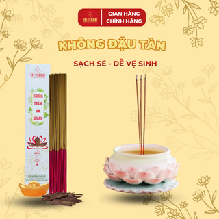 [KHÔNG ĐẬU TÀN] Hương Nhang Không Đậu Tàn AN KHÁNH nén 38cm, nhang thảo mộc ít khói