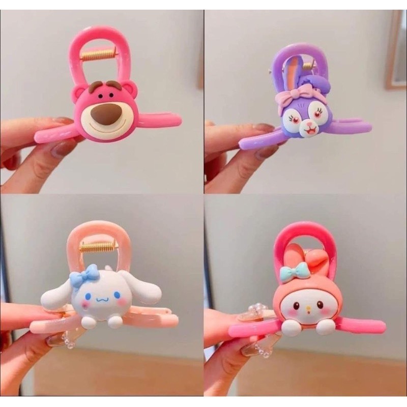 [Peinn] Set 8 món kẹp tóc cỡ lớn xinh xắn thời trang phong cách Hàn Quốc cho bạn gái giúp tóc gọn gàng