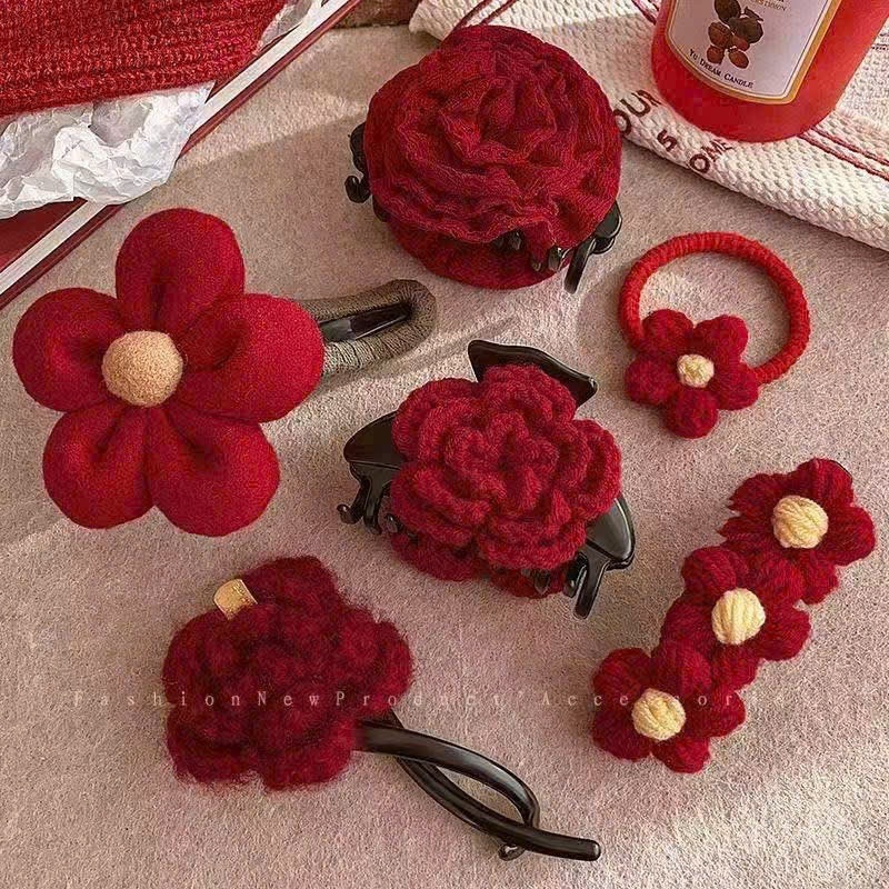 [Peinn] Set 8 món kẹp tóc cỡ lớn xinh xắn thời trang phong cách Hàn Quốc cho bạn gái giúp tóc gọn gàng