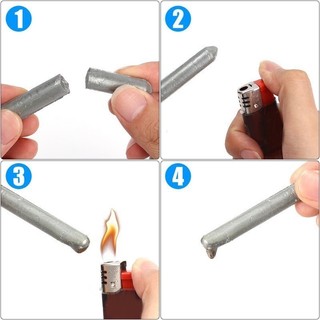 Que Hàn Nhiệt Độ Thấp 3 Thanh – Hàn Kim Loại Bằng Bật Lửa, Không Cần Máy, Dễ Dùng, Siêu Tiện Lợi