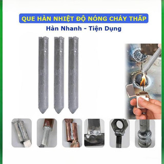 Que Hàn Nhiệt Độ Thấp 3 Thanh – Hàn Kim Loại Bằng Bật Lửa, Không Cần Máy, Dễ Dùng, Siêu Tiện Lợi