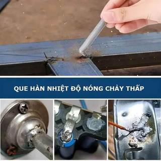 Que Hàn Nhiệt Độ Thấp 3 Thanh – Hàn Kim Loại Bằng Bật Lửa, Không Cần Máy, Dễ Dùng, Siêu Tiện Lợi