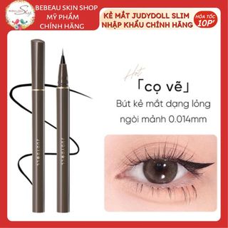 Bút Kẻ Mắt JudyDoll Slim Liquid Eyeliner Siêu Mảnh Dễ Kẻ Không Nhòe Chính Hãng - Bebeau