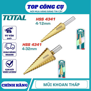 TOTAL Mũi khoan tháp 4 - 12mm , 4 - 32mm TAC41201 / TAC43201