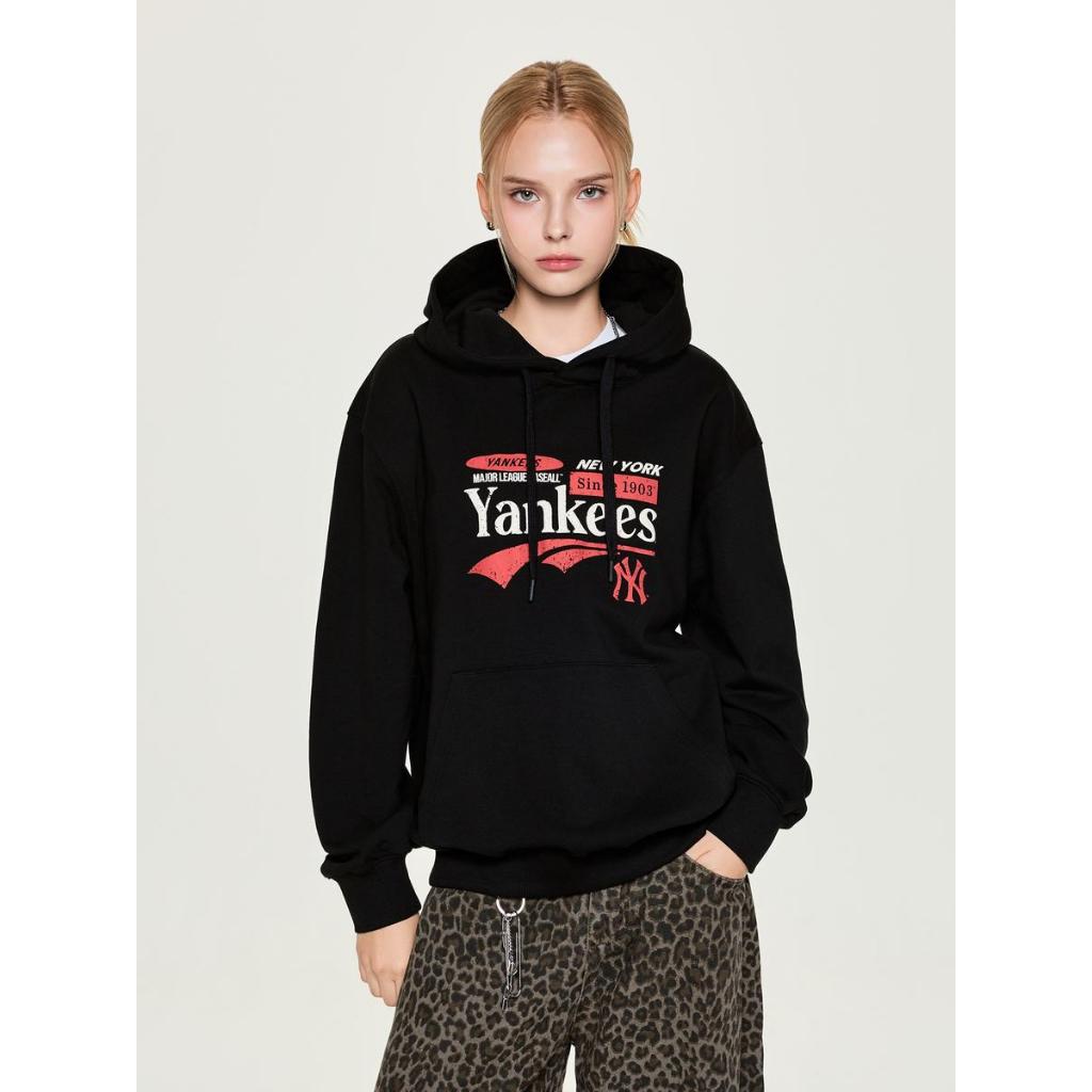 Áo Nỉ Có Mũ M.L.B Hoodie Big Lux Mega GREYB Oversize Unisex | BigBuy360 - bigbuy360.vn
