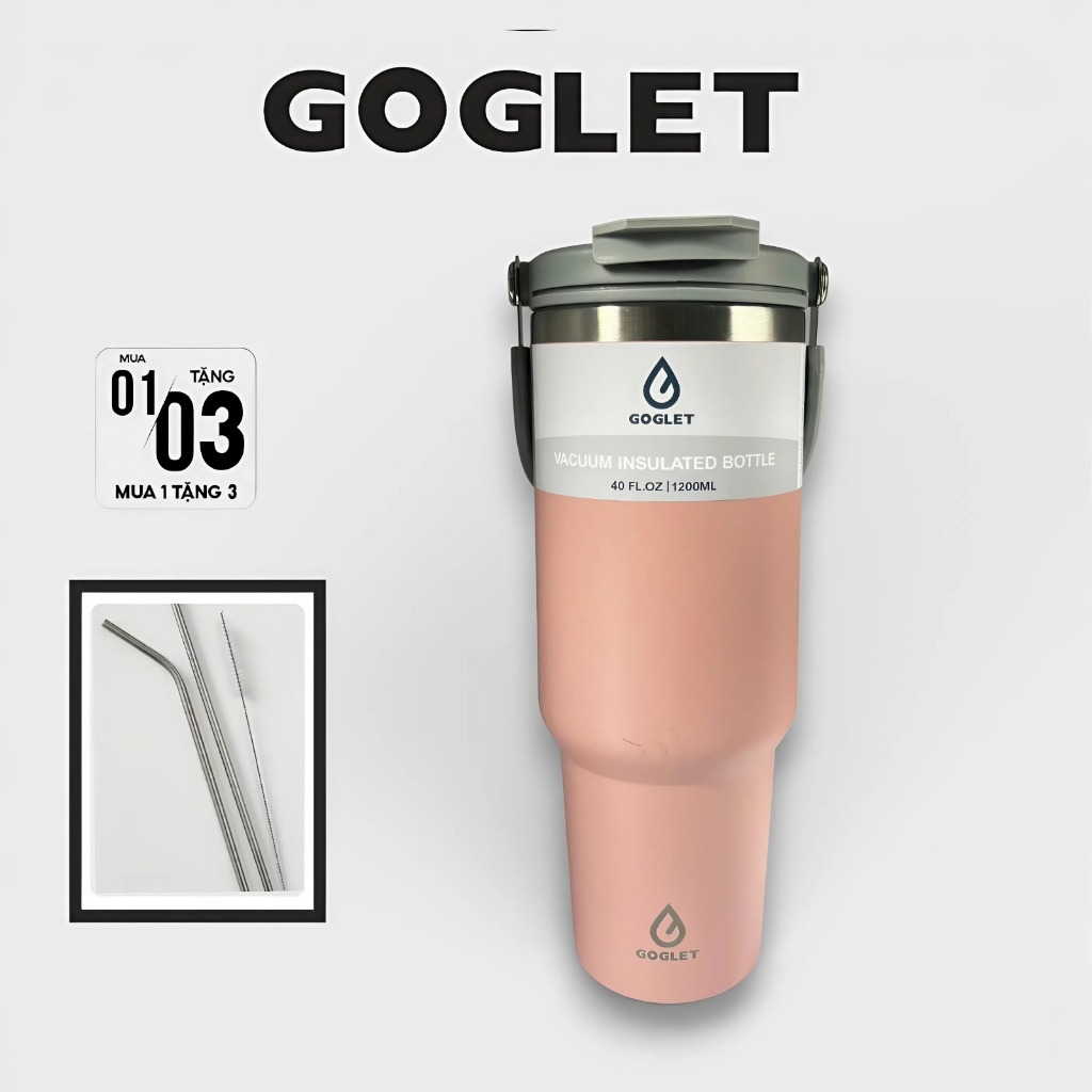 GOGLET – Bình Giữ Nhiệt Cao Cấp Có Tay Cầm Tiện Lợi 650ml | 950ml | 1200ml, Sáu Màu Hot Trend, Giá Rẻ Giữ nhiệt cực lâu | BigBuy360 - bigbuy360.vn