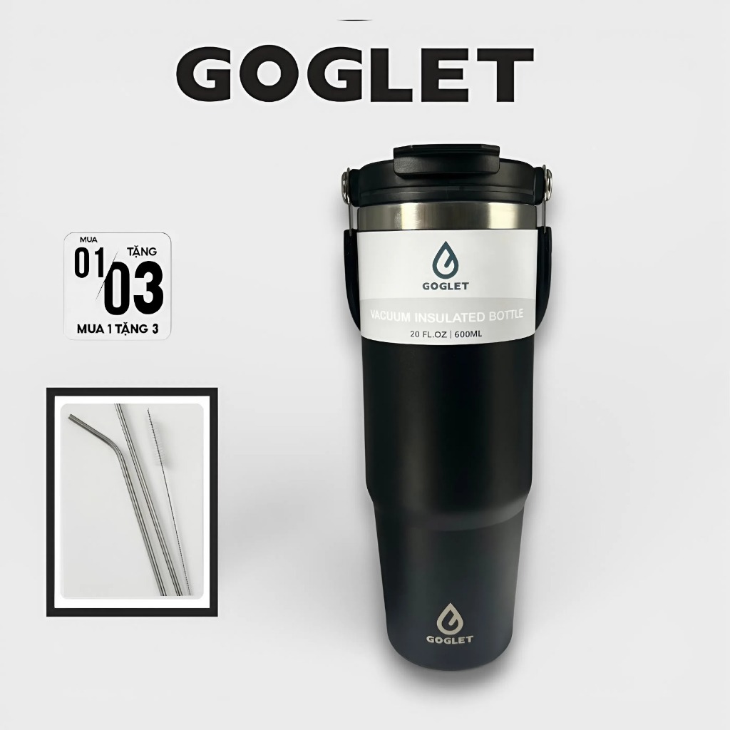 GOGLET – Bình Giữ Nhiệt Cao Cấp Có Tay Cầm Tiện Lợi 650ml | 950ml | 1200ml, Sáu Màu Hot Trend, Giá Rẻ Giữ nhiệt cực lâu | BigBuy360 - bigbuy360.vn