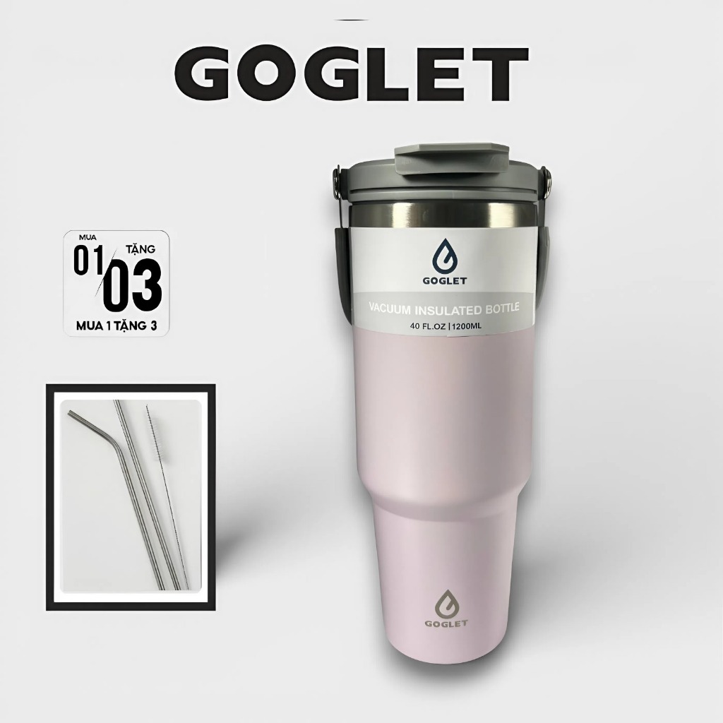 GOGLET – Bình Giữ Nhiệt Cao Cấp Có Tay Cầm Tiện Lợi 650ml | 950ml | 1200ml, Sáu Màu Hot Trend, Giá Rẻ Giữ nhiệt cực lâu | BigBuy360 - bigbuy360.vn