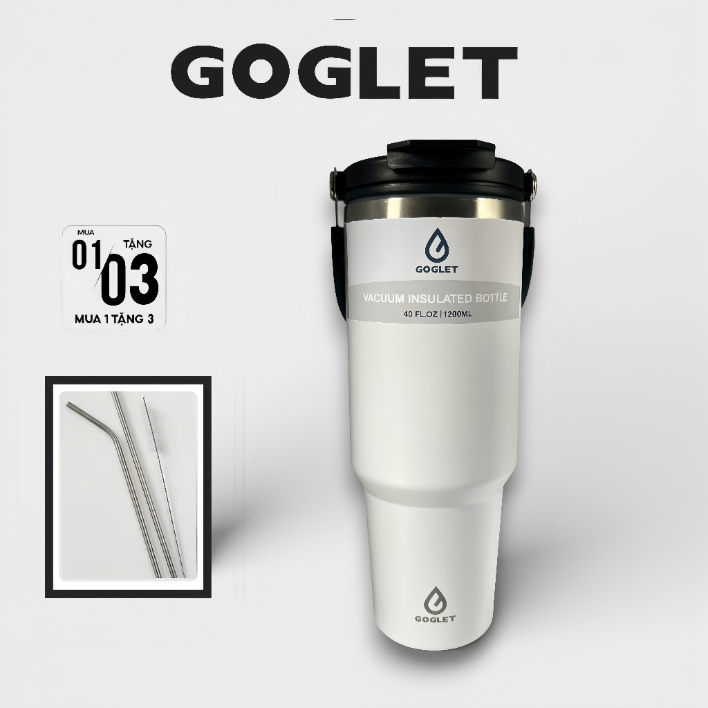 GOGLET – Bình Giữ Nhiệt Cao Cấp Có Tay Cầm Tiện Lợi 650ml | 950ml | 1200ml, Sáu Màu Hot Trend, Giá Rẻ Giữ nhiệt cực lâu | BigBuy360 - bigbuy360.vn