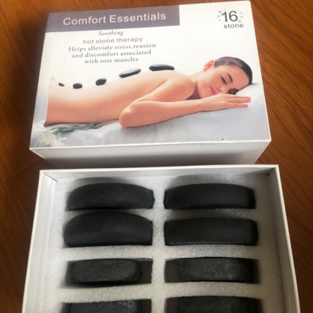Bộ Đá Nóng 16 Viên Massage Body Giúp Đả Thông Kinh Lạc, Lưu Thông Khi Huyết