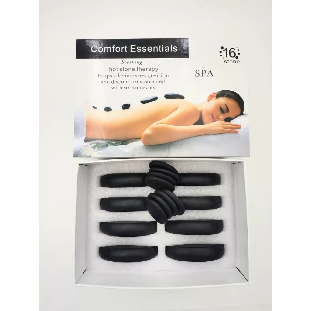 Bộ Đá Nóng 16 Viên Massage Body Giúp Đả Thông Kinh Lạc, Lưu Thông Khi Huyết