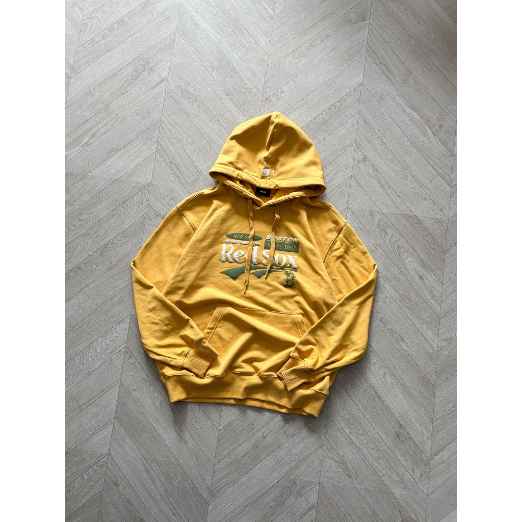 Áo Nỉ Có Mũ M.L.B Hoodie Big Lux Mega GREYB Oversize Unisex | BigBuy360 - bigbuy360.vn