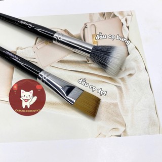 [GUOXIAONIU] Set 2 Cọ Guoxiaoniu Kèm Mút Tán Nền, Cọ Dàn Nền, Cọ Má Hồng, PSEUDO Natural Makeup Set