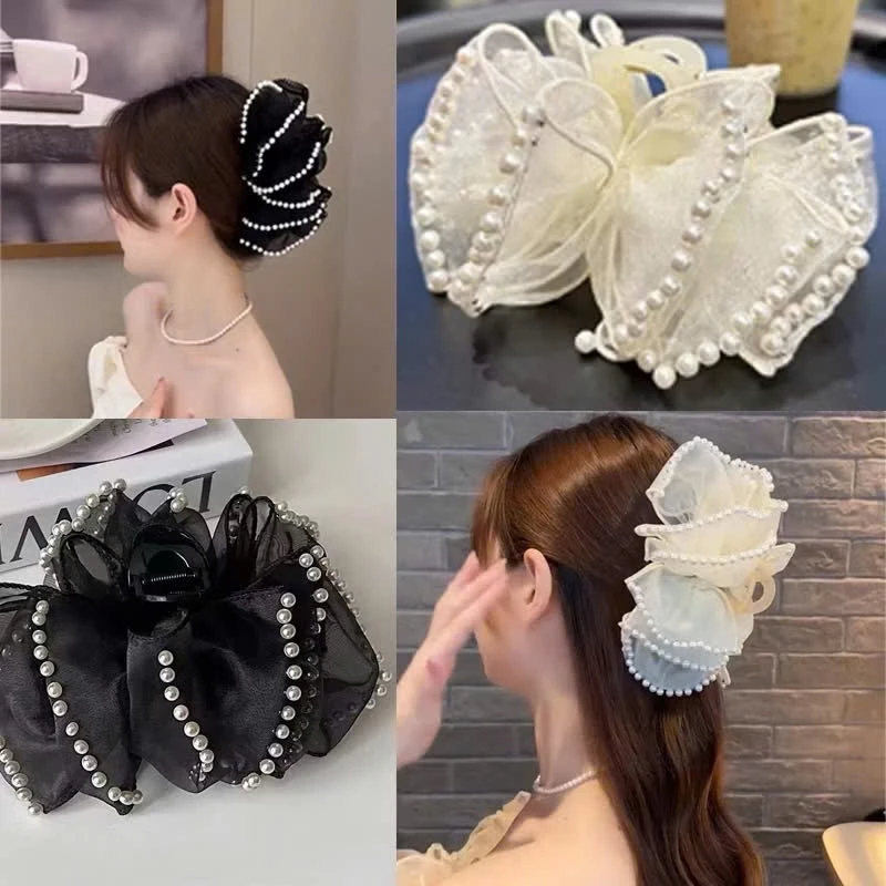 [Peinn] Các mẫu kẹp tóc nhiều lớp họa tiết xinh xắn tiểu thư cho chị em