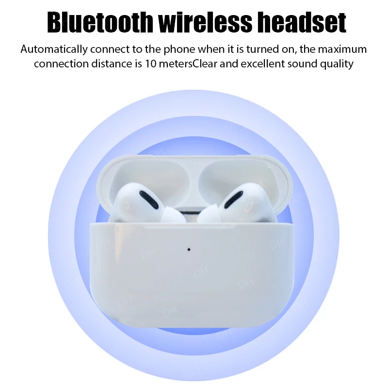 Tai Nghe Bluetooth PRO 3 ANC (Đầy đủ tính năng), Nâng cấp màng loa, Âm to, Bass hay, Pin trâu 8H，Điều khiển cảm ứng