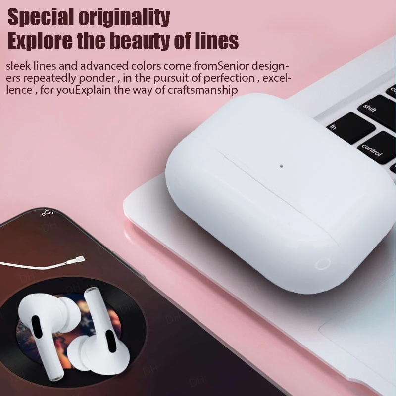 Tai Nghe Bluetooth PRO 3 ANC (Đầy đủ tính năng), Nâng cấp màng loa, Âm to, Bass hay, Pin trâu 8H，Điều khiển cảm ứng