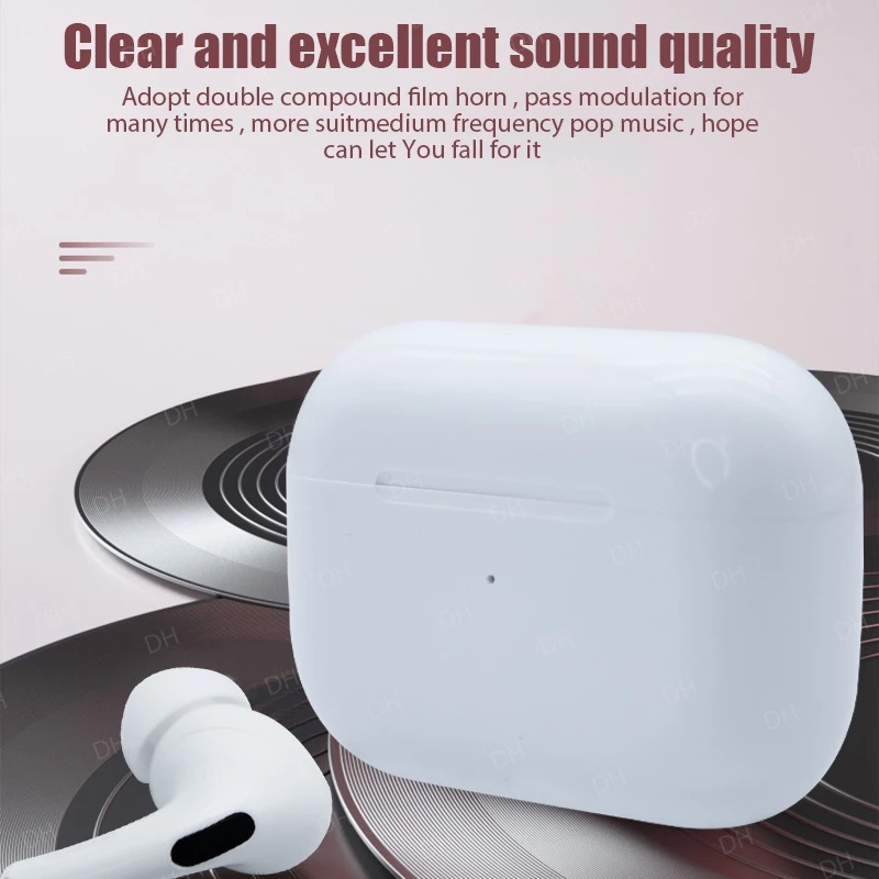 Tai Nghe Bluetooth PRO 3 ANC (Đầy đủ tính năng), Nâng cấp màng loa, Âm to, Bass hay, Pin trâu 8H，Điều khiển cảm ứng