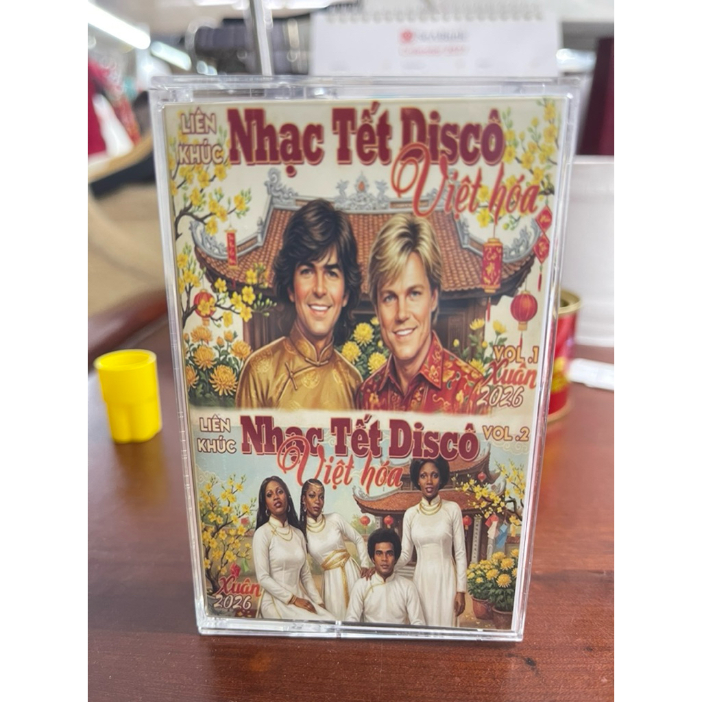 Băng Cassette Nhạc Tết Disco Việt Hoá