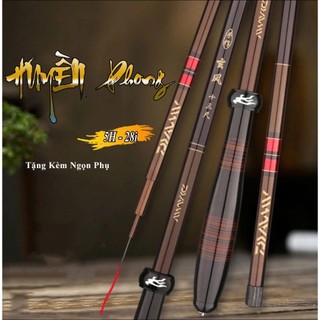 Cần Daiwa Huyền Phong 5h 28i Carbon 40T Chuyên Rô Riếc Chép Chất Lượng Cao