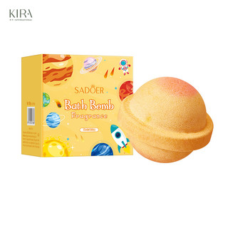 Bom tắm muối khoáng hình hành tinh 120g của SADOER giúp dưỡng ẩm, làm mềm da và mang lại cảm giác thư giãn