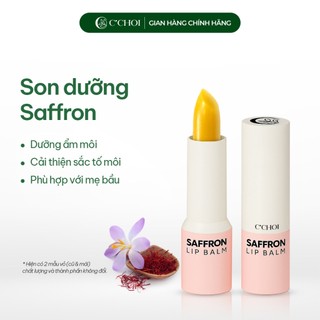 Son Dưỡng Môi Saffron C'choi - Dưỡng Ẩm Môi - Cải Thiện Nứt Nẻ - Giảm Thâm Môi - 4g