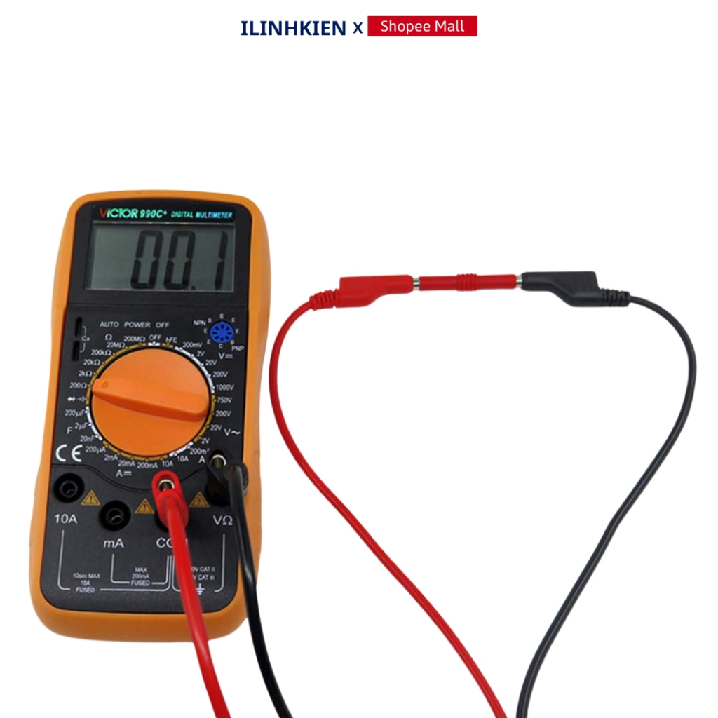 Dây bắp chuối 2 đầu 4mm dài 1 mét chất liệu silicon mềm dẻo chất lượng cao chính hãng ilinhkien