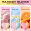 Set 6 viên bom tắm muối khoáng hình trái tim Romantic – Bath Bomb Heart Shape – Hộp quà Valentine đầy lãng mạn.