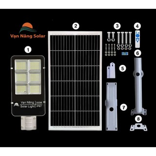 Đèn đường năng lượng mặt trời Vạn Năng Solar 300W-tấm pin rời