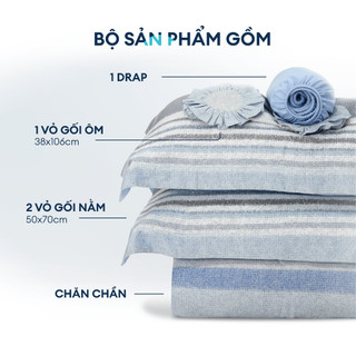 [MÁT LẠNH] Bộ 5 Món Drap, Áo Gối Và Mền Chần NIN Valletta Viscose Mẫu 2025 | Nhiều Kích Thước | Chất Lụa Mềm Mịn Cao Cấp