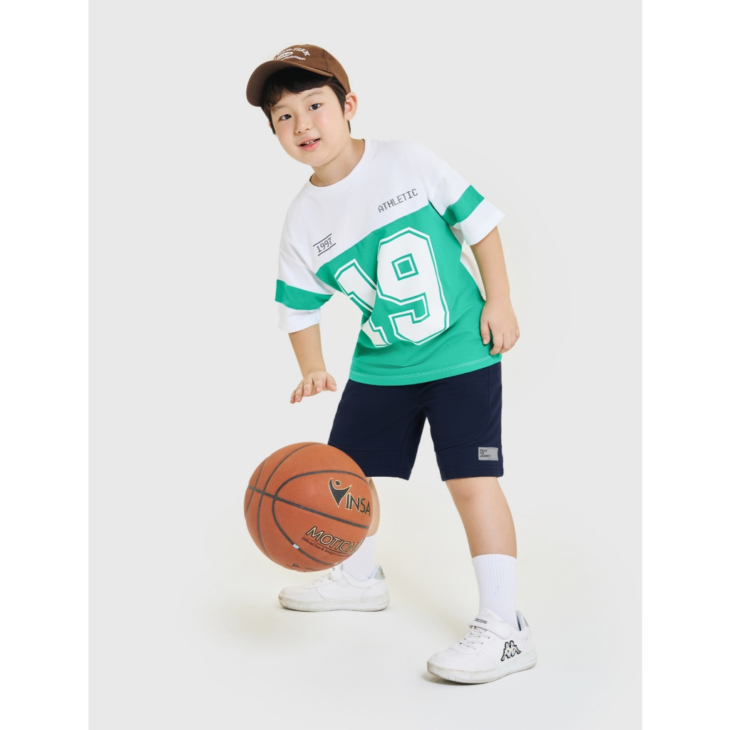 Quần short bé trai CANIFA cạp chun form dáng thoải mái năng động 2BS25S002