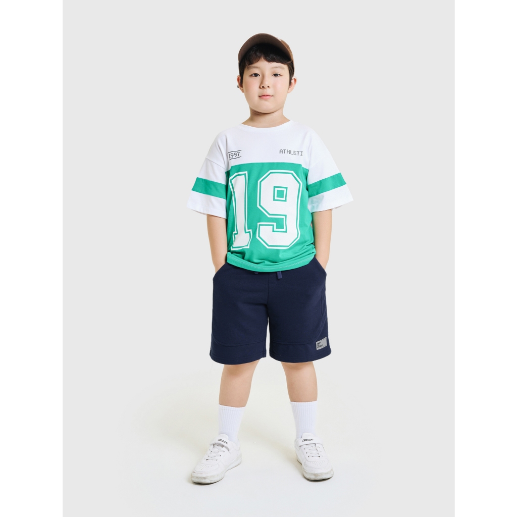 Quần short bé trai CANIFA cạp chun form dáng thoải mái năng động 2BS25S002