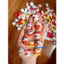 Set 50/100 Túi Mù Charm Tết Tặng Kèm Keo Dán Charm - Dùng Làm Quà Tặng - Trang Trí Tết Dễ Thương ( Giao Mẫu Ngẫu Nhiên)