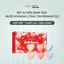 Set 6 viên bom tắm muối khoáng hình trái tim Romantic – Bath Bomb Heart Shape – Hộp quà Valentine đầy lãng mạn.