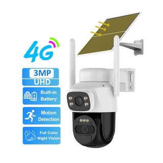Camera sim 4G dùng năng lượng mặt trời Vstarcam BG622DR phân giải 2K xem 2 màn hình kèm tấm pin đơn
