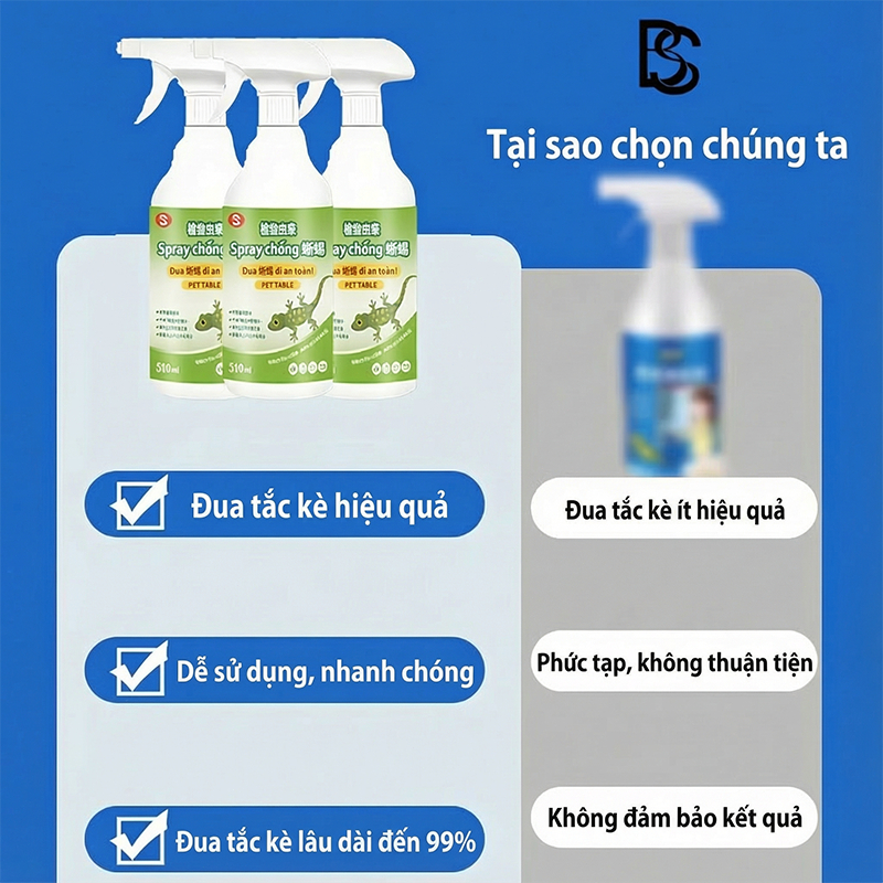 🦎Không có tắc kè trong 10 năm🦎thuốc xịt thằn lằn đuổi thằn lằn trong nhà xịt đuổi thằn lằn 550ML Nhập khẩu từ Nhật Bản