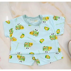 Bộ Thun Lạnh Ngắn Tay Bé Trai 6 - 15kg, vải mềm mát, co giãn tốt, thấm mồ hôi tốt - MS37
