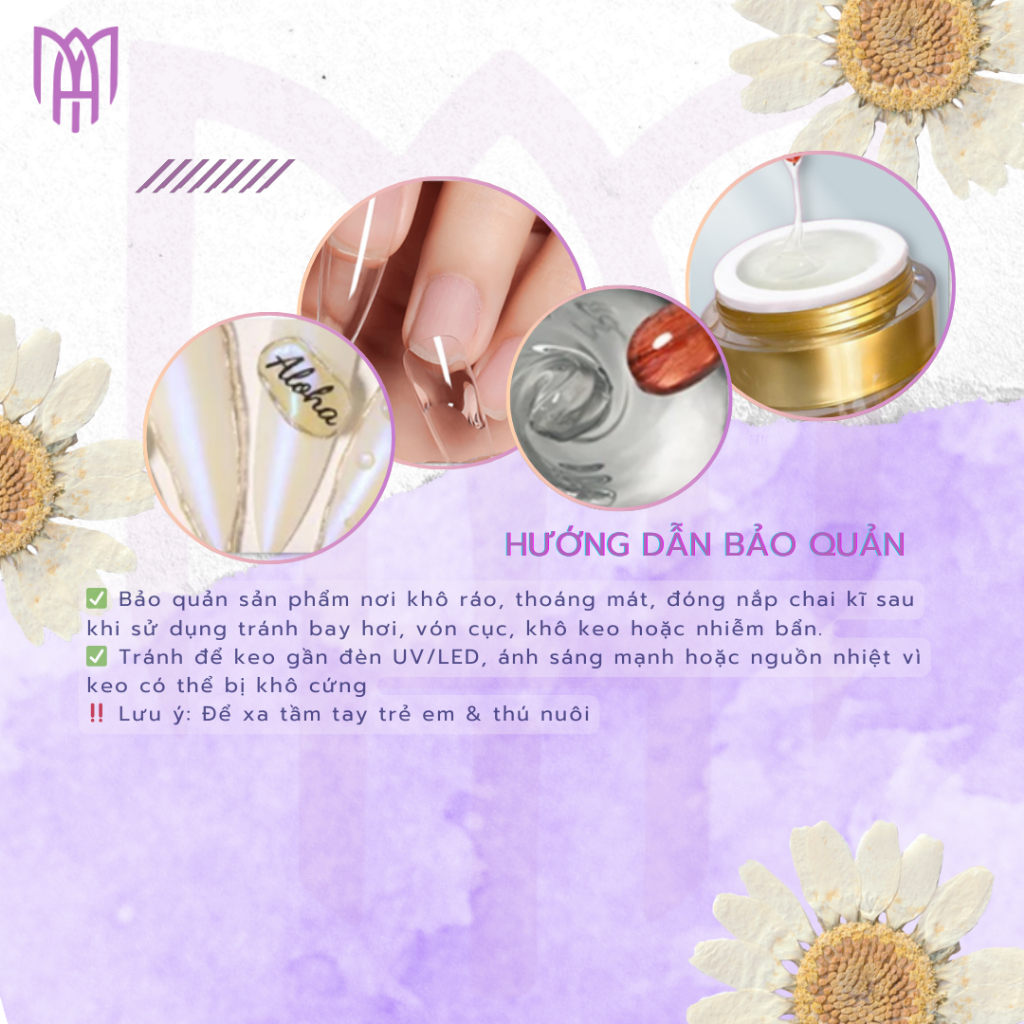 [Mua5Tặng1] Gel Vẽ Nổi 5 Trong 1 ANSC Thuỷ Tinh Đa Năng - Tạo Gợn Sóng, Giọt Sương, Tráng Gương 10g
