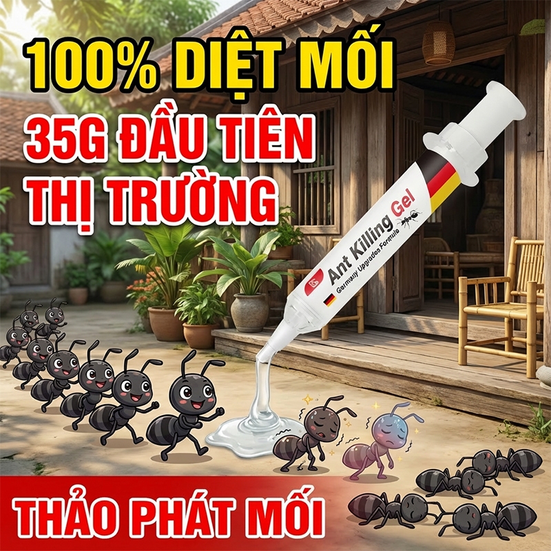 🏆Diệt kiến tận gốc🏆thuốc diệt kiến sinh học,thuốc kiến sinh học(An toàn cho con người và vật nuôi)thuốc kiến 35g/tuýp