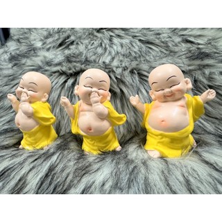 Bộ 3 Tượng Chú Tiểu Di Lặc ở Vị Lai Hoan Hỉ