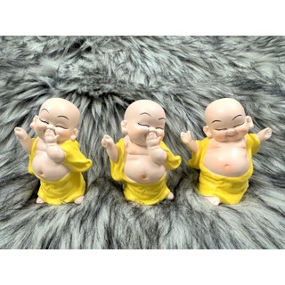 Bộ 3 Tượng Chú Tiểu Di Lặc ở Vị Lai Hoan Hỉ