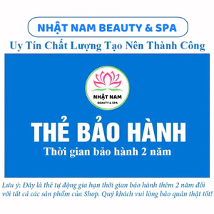 Thẻ bảo hành 2 năm sản phẩm máy duỗi tóc mini cầm tay