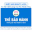 Thẻ bảo hành 2 năm sản phẩm máy say sinh tố đa năng, máy xay sinh tố công suất lớn
