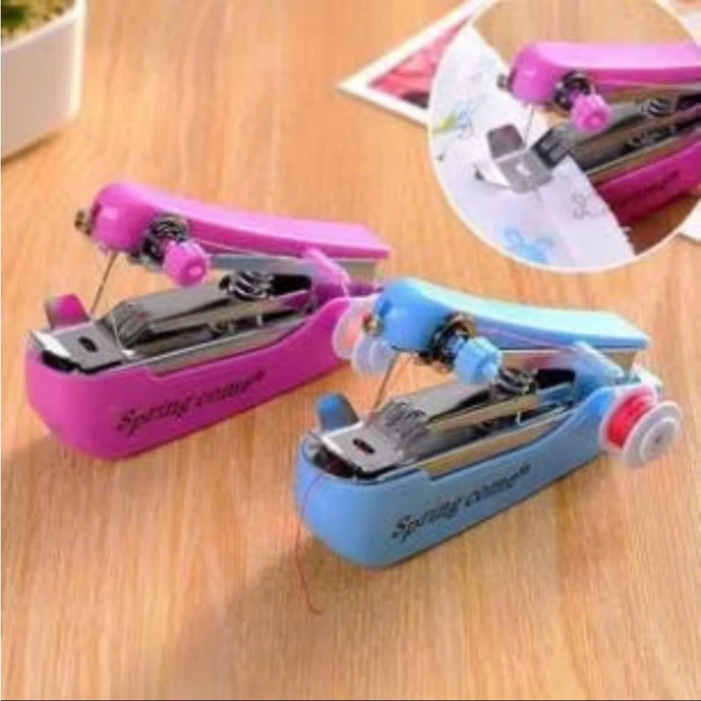 Máy Khâu Cầm Tay Mini Nhỏ Gọn, Tiện Lợi, Dễ Sử Dụng, Bằng Nhựa Và Thép Cao Cấp Cho Đường May Đẹp, Chuẩn Chỉnh